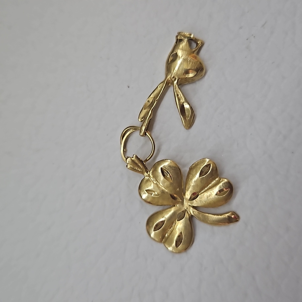 14 K gold charms